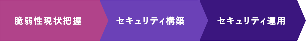 脆弱性現状把握・セキュリティ構築・セキュリティ運用